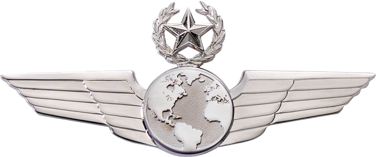 7860SW Star & Wreath Wing with Generic Emblem - Click Image to Close