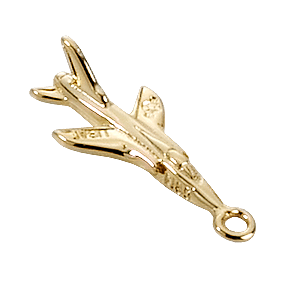 Fighter Aviation Charm (3-D cast) - Click Image to Close