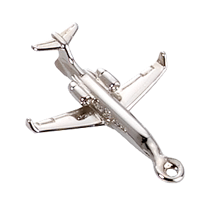Learjet 45 Aviation Charm (3-D cast) - Click Image to Close