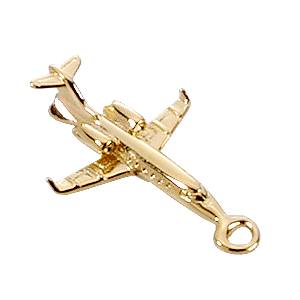 Learjet 60 Aviation Charm (3-D cast) - Click Image to Close